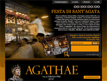 Tablet Screenshot of festadisantagata.it
